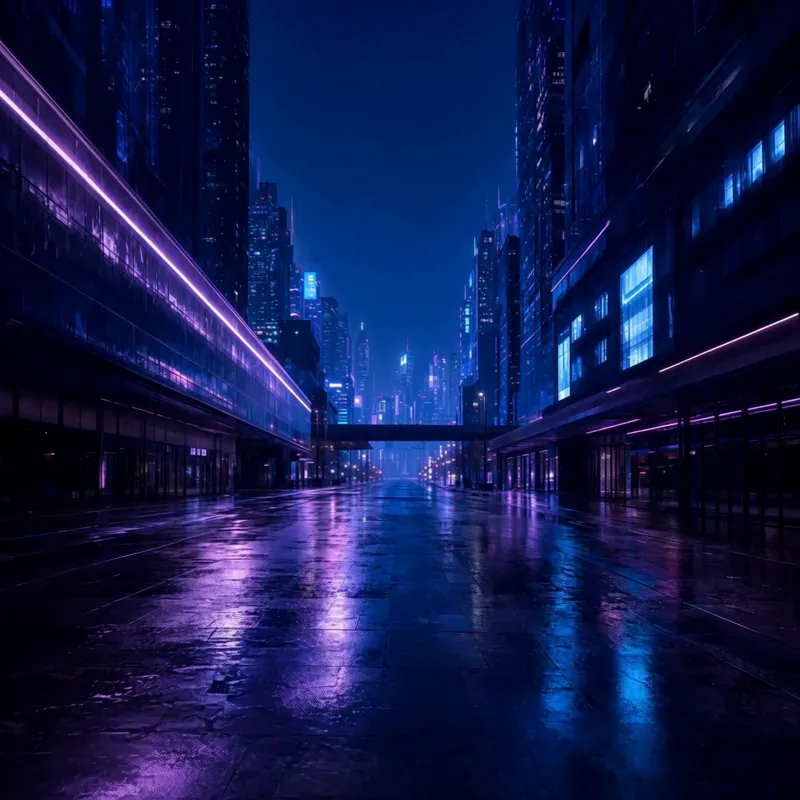未来都市街景