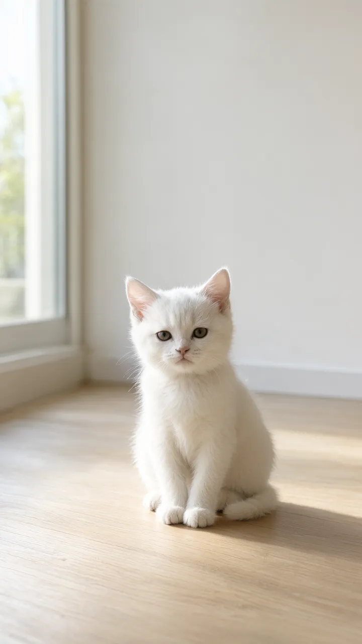 白色小猫